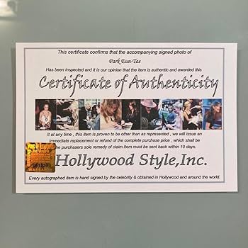 Amazon.co.jp: パク ウンテ直筆サイン入り超 特大写真…Park Eun